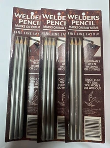 Silver Mine Welders Welding Pencils  9 Fine Line Pencils NEW - Picture 1 of 2