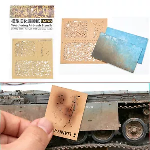 DIY Decoration Tools Weathering Airbrush Stencils for 1/35 1/48 1/72 Scale Model - Picture 1 of 6