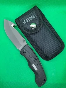 Old Timer Copperhead Folder Knife With Sheath 2148OT Guthook - New in Clamshell  - Picture 1 of 14