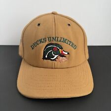 Ducks Unlimited Hat Cap Snap Back Brown Hunting Sponsor Outdoors Garrison USA