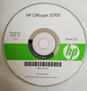 HP Officejet J5700 Starter CD - Windows 2000, XP v7.0.0 - Picture 1 of 3