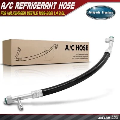 A/C Suction Line Hose Assembly for Volkswagen Beetle 1998 1999 2000 2001 L4 2.0L - Image 1 of 4