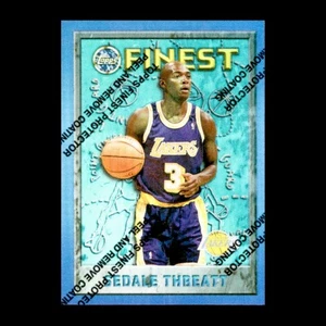 Sedale Threatt 1995-96 Topps Finest Refractor W/Coating #161 Los Angeles Lakers - Bild 1 von 2