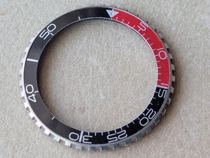 Vintage Bulova Caravelle 333 FT No Date Diver BEZEL/COKE INSERT FOR 'Q106' CASES - Picture 1 of 24
