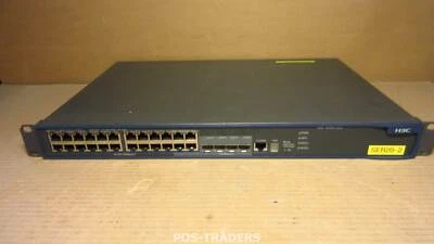 H3C S5500-28C-EI - 24-Port Gigabit Managed Switch W/ 2 Interface Slots + 4x SFP - Image 1 of 3