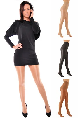 40 DEN glänzende Damen Strumpfhose – klassisch, elegant, hautfreund  Größe S-4XL - Bild 1 von 4