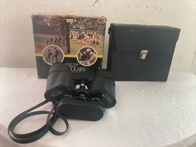 Винтажный бинокль SEARS модель No Оптика с покрытием 2504 10x50 299 футов на 1000 ярдов - Изображение 1 из 4