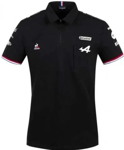 Alpine F1 Racing A Team 2021 Black Color Le Coq Sportif Polo Shirt Size XL, NWOT Cover
