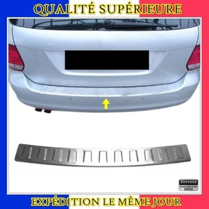 Chromé Pare chocs Protection BROSSE Pour VW GOLF VI BREAK 2009 à 2013 - Imagen 1 de 10