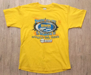 Bristol Motor Speedway Double Sided Large Yellow T-Shirt Chase Authentics 2012