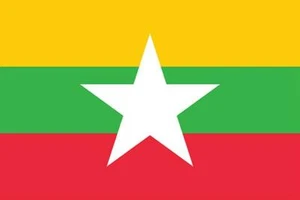 Myanmar Flag Magnet - Picture 1 of 2