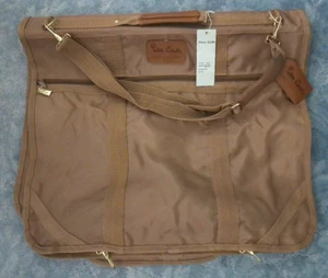 VINTAGE PIERRE CARDIN BUTTER SCOTCH GARMENT BAG with LOCK KEY - Picture 1 of 6