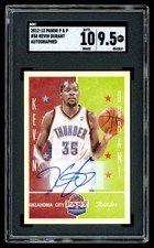 2012-13 Panini Past & Present KEVIN DURANT #58 On-Card Auto SGC 9.5/10 Mint+