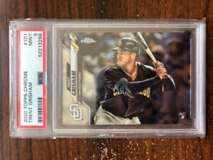 Trent Grisham RC #101 - 2020 Topps Chrome - PSA 9 MINT