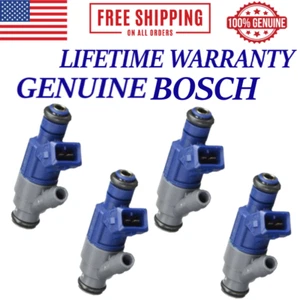 NEW OEM BOSCH Set/4 Fuel Injectors For 1998, 1999, 2000 Volkswagen Jetta 2.0L I4 - Picture 1 of 2
