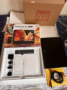 XPPen Artist Pro 14 16K Pressure Levels Graphic Tablet Monitor Free Keyboard - Picture 1 of 11