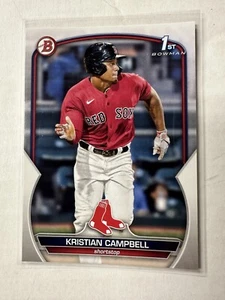 Kristian Campbell RC 2023 Bowman Draft #BD125 Red Sox 1st Bowman Rookie - Bild 1 von 2