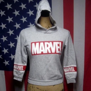 MARVEL COMICS logo youth small hoodie MCU plain hooded sweatshirt size 6 - Picture 1 of 3