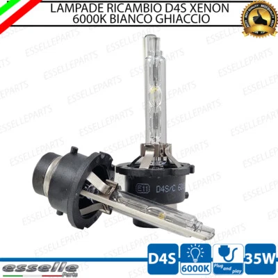 COPPIA LAMPADE XENON D4S 35W 12V SPECIFICO LEXUS GS III 6000K BIANCO GHIACCIO - Immagine 1 di 4