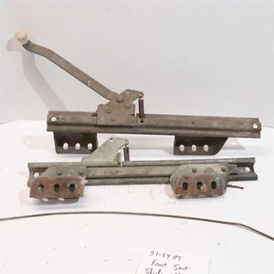 1951-52-53-54 HENRY J FRONT SEAT SLIDE ASSEMBLY ORIGINAL OEM USED - Picture 1 of 11