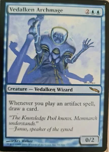 Vedalken Archmage - Mirrodin MRD RARE MAGIC MtG TCG Card # 55/306 - Picture 1 of 1