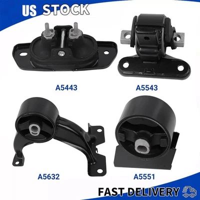 4x Auto Engine Motor & Trans Mount for 11-14 Chrysler 200 Dodge Journey Avenger - Image 1 of 4