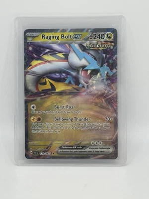 Pokémon TCG-Raging Bolt ex-123/162-Sv05: Temporal Forces-Double Rare - Image 1 of 2