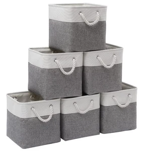 Cube Storage Bins, Collapsible Fabric Cube Storage Bin, 11 Inch Cube Storage ... - Picture 1 of 6