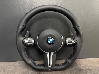 AFTERMARKET BMW M SPORT F10 F11 F06 F12 F13 SERIES STEERING WHEEL & PADDLE SHIFT - Image 1 of 4
