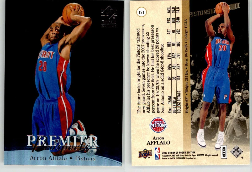Arron Afflalo 2007-08 SP Rookie Edition 1994-95 Design #171 UCLA Pistons RC - Image 1 of 1
