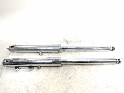 1985 Harley Softail FXST Custom Chrome Front Fork Suspension STRAIGHT ...