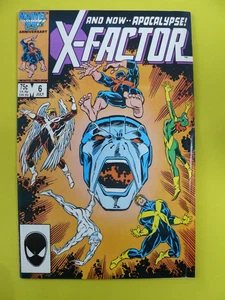 X-Factor #6 - 1st Full Appearance of Apocalypse - VF- - Marvel - Picture 1 of 11