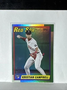 Kristian Campbell 2025 Topps Update ‘90 Topps 35th Anniversary RC #U90-36 BoSox - Picture 1 of 10