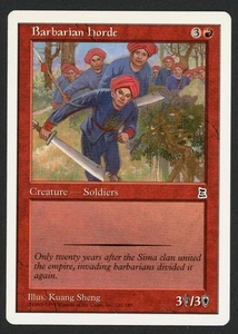 ***English Barbarian Horde*** MTG Portal 3 Kingdoms Kid Icarus - Picture 1 of 2