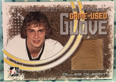 GILLES GILBERT 2006-07 In The Game Between The Pipes Game-Used Glove SEE NOTES - Image 1 of 3