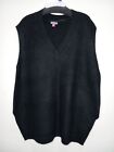 Vince Camuto Women's Cozy Oversized Thick Rib Sweater Black Vests Size 2xl Nwt