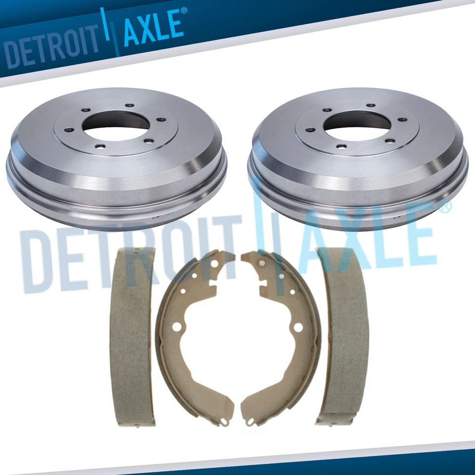 FWD Rear Drums Ceramic Brake Shoes for 2003 2004-2008 Pontiac Vibe Toyota Matrix - Image 1 of 4