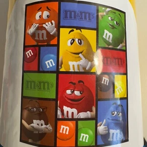 New M & M Characters Fleece Blanket 60” x 50” 127cm x 152cm Multicoloured - Picture 1 of 6