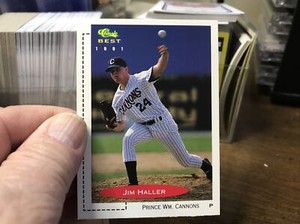 1991 Classic Best # 144 - Jim Haller - Prince William Cannons - P