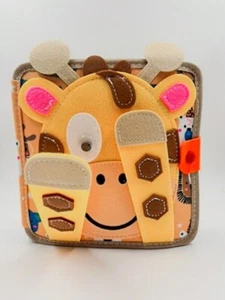 Giraffe Busy Felt Quiet Education Board Book Travel Multicolor Montessori Toys - Picture 1 of 7