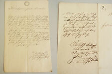 Letter Vienna 1832: Heirats-Erlaubnis Of Konsistoriums for Küchengärtner Ullrich