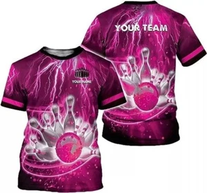 Personalized Name Bowling Shirts for Men and Women 3D, Bowling Shirts - Picture 1 of 5