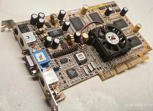 AGP 3D CARD ASUS V7700PRO/32M Deluxe NVIDIA GEFORCE2 Pro 32 MB DDR SGRAM - Afbeelding 1 van 14