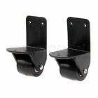 Black Replacement Travelling Luggage Trolley Suitcase Fixed Caster Wheel 1 pair
