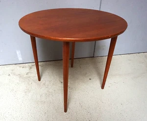 Vintage Design Tisch Beistelltisch Teak Holz Wegner Danmark Ära 70er (F25-240) - Bild 1 von 6