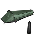 Outdoor Single Person Bivy Tent Waterproof Backpacking Tent For Survival H8f9