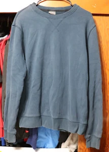 Eddie Bauer Sweatshirt Pullover marineblau gefüttert Herren Medium M - Bild 1 von 7
