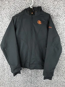 COLUMBIA Black Omni-Wind Block Breathable Windproof Soft Shell Hooded Jacket L - Picture 1 of 12