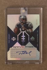 2004 Upper Deck Tom Brady New England Patriots Patch Autograph Card #’d 8/99