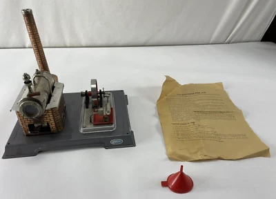 Nice Condition Wilesco D8 Steam Engine Toy W. Germany 1960's with Instructions - Image 1 of 4